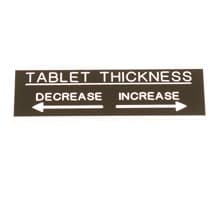 Manesty Tablet Thickness Tag | 6443600