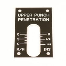 Manesty Upper Punch Penetration Scale | 6483530
