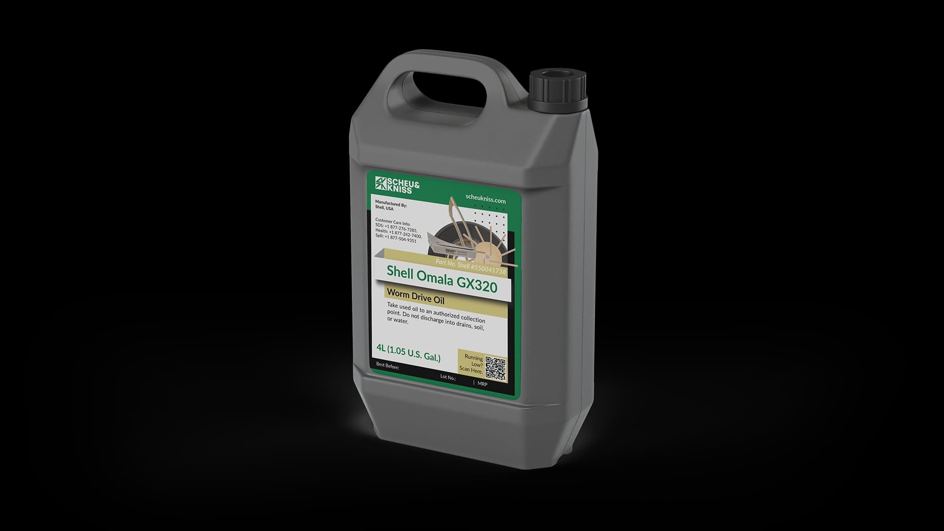 Shell Omala GX 320 Worm Drive Oil