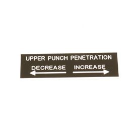 Manesty Upper Punch Penetration Tag | 6483520